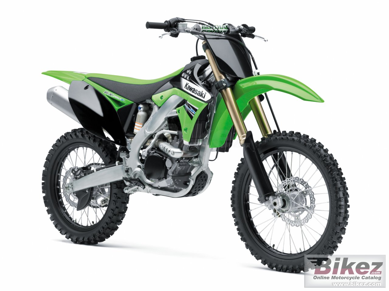 Big Kawasaki kx 250f picture and wallpaper from Bikez.com